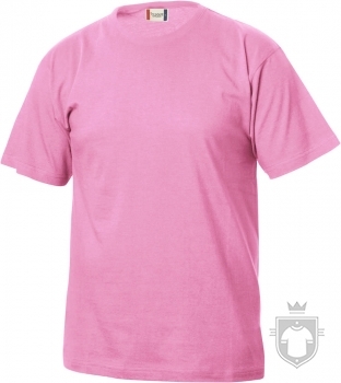 Camisetas Clique Basic T Kids color Bright pink :: Ref: 250 Camisetas Clique Basic T Kids color Bright pink :: Ref: 250