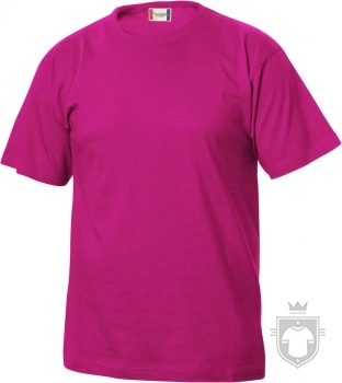 Camisetas Clique Basic T Kids color fuchsia :: Ref: 300 Camisetas Clique Basic T Kids color fuchsia :: Ref: 300