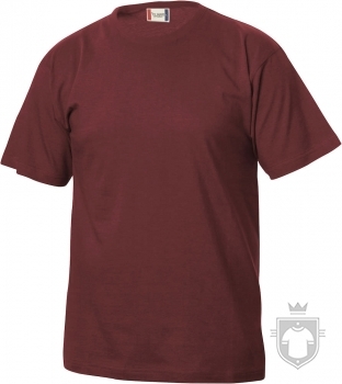Camisetas Clique Basic T Kids color maroon :: Ref: 38 Camisetas Clique Basic T Kids color maroon :: Ref: 38