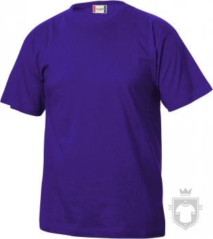 Camisetas Clique Basic T Kids color Bright purple :: Ref: 44 Camisetas Clique Basic T Kids color Bright purple :: Ref: 44