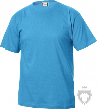 Camisetas Clique Basic T Kids color turquoise :: Ref: 54 Camisetas Clique Basic T Kids color turquoise :: Ref: 54