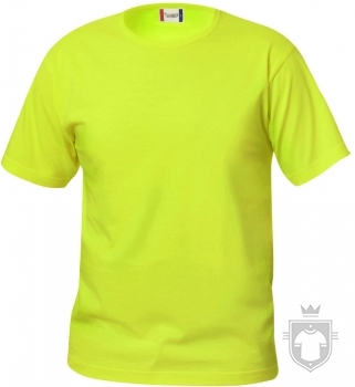 Camisetas Clique Basic T Kids color Visibility Green :: Ref: 600 Camisetas Clique Basic T Kids color Visibility Green :: Ref: 600