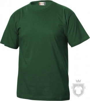 Camisetas Clique Basic T Kids color Bottle Green :: Ref: 68 Camisetas Clique Basic T Kids color Bottle Green :: Ref: 68