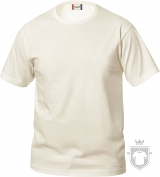 Camisetas Clique Basic T Kids color Beige :: Ref: 815 Camisetas Clique Basic T Kids color Beige :: Ref: 815