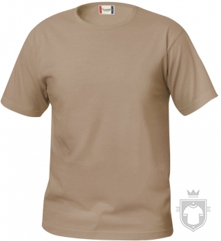 Camisetas Clique Basic T Kids color Caffe Latte :: Ref: 820 Camisetas Clique Basic T Kids color Caffe Latte :: Ref: 820