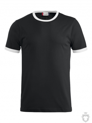 Camisetas Clique Camiseta bicolor Nome Kids color Black and White :: Ref: 9900 Camisetas Clique Camiseta bicolor Nome Kids color Black and White :: Ref: 9900