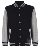 Sudaderas FDM Chaqueta Varsity Kids color Navy-Sport Grey :: Ref: 55 Sudaderas FDM Chaqueta Varsity Kids color Navy-Sport Grey :: Ref: 55