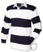 Polos Front Row Rayas anchas Rugby ML color White - Navy - Edit :: Ref: whitenavyedit Polos Front Row Rayas anchas Rugby ML color White - Navy - Edit :: Ref: whitenavyedit