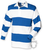 Polos Front Row Rayas anchas Rugby ML color White - Royal-Edit :: Ref: whiteroyaledit Polos Front Row Rayas anchas Rugby ML color White - Royal-Edit :: Ref: whiteroyaledit