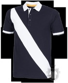 Polos Front Row Diagonal color Navy - White :: Ref: navywhite Polos Front Row Diagonal color Navy - White :: Ref: navywhite
