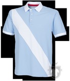 Polos Front Row Diagonal color Sky Blue - White :: Ref: skybluewhite Polos Front Row Diagonal color Sky Blue - White :: Ref: skybluewhite