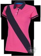 Polos Front Row Diagonal W color Bright Pink - Navy :: Ref: brightpinknavy Polos Front Row Diagonal W color Bright Pink - Navy :: Ref: brightpinknavy