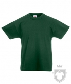 Camisetas Fruit of the Loom Original Kids color Bottle Green :: Ref: 38 Camisetas Fruit of the Loom Original Kids color Bottle Green :: Ref: 38