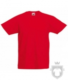 Camisetas Fruit of the Loom Original Kids color Red :: Ref: 40 Camisetas Fruit of the Loom Original Kids color Red :: Ref: 40