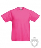 Camisetas Fruit of the Loom Original Kids color Fuchsia :: Ref: 57 Camisetas Fruit of the Loom Original Kids color Fuchsia :: Ref: 57