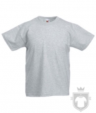 Camisetas Fruit of the Loom Original Kids color Heather Grey :: Ref: 94 Camisetas Fruit of the Loom Original Kids color Heather Grey :: Ref: 94