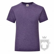 Camisetas Fruit of the Loom Iconic T niña color Heather Purple :: Ref: HP Camisetas Fruit of the Loom Iconic T niña color Heather Purple :: Ref: HP