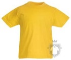 Camisetas Fruit of the Loom Value Niño K color Sunflower :: Ref: 34 Camisetas Fruit of the Loom Value Niño K color Sunflower :: Ref: 34