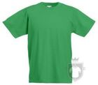 Camisetas Fruit of the Loom Value Niño K color Kelly Green :: Ref: 47 Camisetas Fruit of the Loom Value Niño K color Kelly Green :: Ref: 47