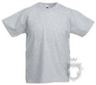 Camisetas Fruit of the Loom Value Niño K color Heather Grey :: Ref: 94 Camisetas Fruit of the Loom Value Niño K color Heather Grey :: Ref: 94