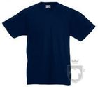 Camisetas Fruit of the Loom Value Niño K color Deep Navy :: Ref: AZ Camisetas Fruit of the Loom Value Niño K color Deep Navy :: Ref: AZ