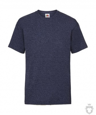 Camisetas Fruit of the Loom Value Niño K color Vintage Heather Navy :: Ref: VF Camisetas Fruit of the Loom Value Niño K color Vintage Heather Navy :: Ref: VF