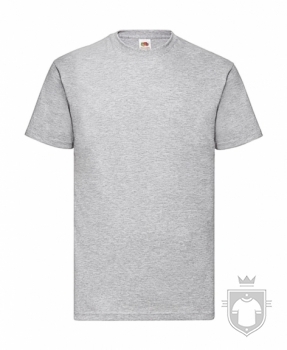 Camisetas Fruit of the Loom Value tallas grandes color Heather Grey :: Ref: 94 Camisetas Fruit of the Loom Value tallas grandes color Heather Grey :: Ref: 94