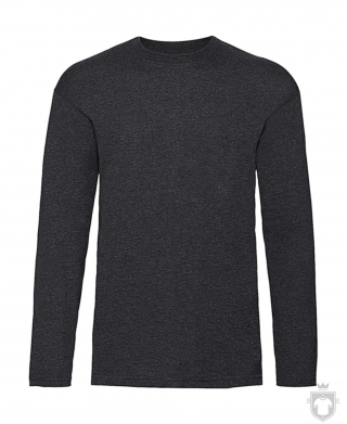 Camisetas Fruit of the Loom Value manga larga color Dark Heather Grey :: Ref: HD Camisetas Fruit of the Loom Value manga larga color Dark Heather Grey :: Ref: HD