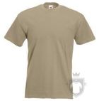 Camisetas Fruit of the Loom Premium color Khaki :: Ref: 3M Camisetas Fruit of the Loom Premium color Khaki :: Ref: 3M