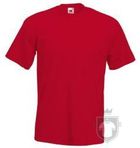 Camisetas Fruit of the Loom Premium color Red :: Ref: 40 Camisetas Fruit of the Loom Premium color Red :: Ref: 40