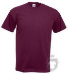 Camisetas Fruit of the Loom Premium color Burgundy :: Ref: 41 Camisetas Fruit of the Loom Premium color Burgundy :: Ref: 41
