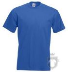 Camisetas Fruit of the Loom Premium color Royal Blue :: Ref: 51 Camisetas Fruit of the Loom Premium color Royal Blue :: Ref: 51