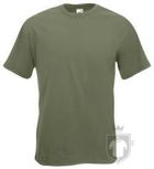 Camisetas Fruit of the Loom Premium color Classic Olive :: Ref: 59 Camisetas Fruit of the Loom Premium color Classic Olive :: Ref: 59