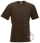 Camisetas Fruit of the Loom Premium color Chocolate :: Ref: CQ Camisetas Fruit of the Loom Premium color Chocolate :: Ref: CQ