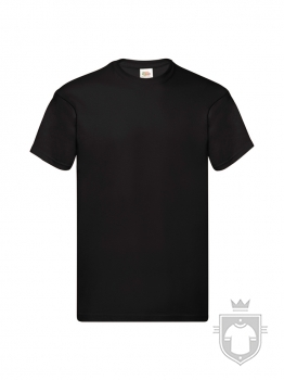 Camisetas Fruit of the Loom Original color Black :: Ref: 36 Camisetas Fruit of the Loom Original color Black :: Ref: 36