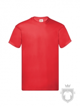 Camisetas Fruit of the Loom Original color Red :: Ref: 40 Camisetas Fruit of the Loom Original color Red :: Ref: 40