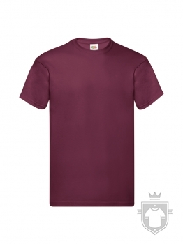 Camisetas Fruit of the Loom Original color Burgundy :: Ref: 41 Camisetas Fruit of the Loom Original color Burgundy :: Ref: 41