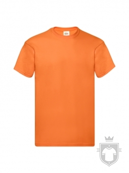 Camisetas Fruit of the Loom Original color Orange :: Ref: 44 Camisetas Fruit of the Loom Original color Orange :: Ref: 44