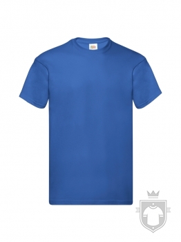 Camisetas Fruit of the Loom Original color Royal Blue :: Ref: 51 Camisetas Fruit of the Loom Original color Royal Blue :: Ref: 51