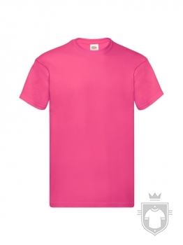 Camisetas Fruit of the Loom Original color Fuchsia :: Ref: 57 Camisetas Fruit of the Loom Original color Fuchsia :: Ref: 57
