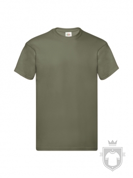 Camisetas Fruit of the Loom Original color Classic Olive :: Ref: 59 Camisetas Fruit of the Loom Original color Classic Olive :: Ref: 59