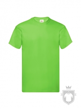 Camisetas Fruit of the Loom Original color Lime :: Ref: LM Camisetas Fruit of the Loom Original color Lime :: Ref: LM