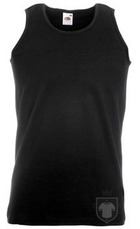 Camisetas Fruit of the Loom Atleta color Black :: Ref: 36 Camisetas Fruit of the Loom Atleta color Black :: Ref: 36