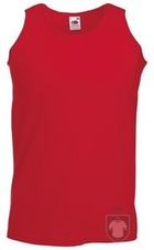 Camisetas Fruit of the Loom Atleta color Red :: Ref: 40 Camisetas Fruit of the Loom Atleta color Red :: Ref: 40