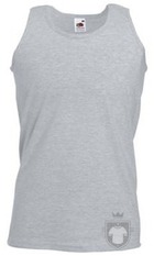 Camisetas Fruit of the Loom Atleta color Heather Grey :: Ref: 94 Camisetas Fruit of the Loom Atleta color Heather Grey :: Ref: 94