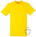 Camisetas Fruit of the Loom Heavy T Tallas grandes color Yellow :: Ref: K2 Camisetas Fruit of the Loom Heavy T Tallas grandes color Yellow :: Ref: K2
