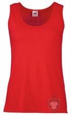 Camisetas Fruit of the Loom Atleta W color Red :: Ref: 40 Camisetas Fruit of the Loom Atleta W color Red :: Ref: 40
