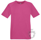 Camisetas Fruit of the Loom Performance color Fuchsia :: Ref: 57 Camisetas Fruit of the Loom Performance color Fuchsia :: Ref: 57