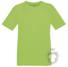Camisetas Fruit of the Loom Performance color Lime :: Ref: LM Camisetas Fruit of the Loom Performance color Lime :: Ref: LM