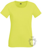Camisetas Fruit of the Loom Performance Fluor W color Bright Yellow :: Ref: XK Camisetas Fruit of the Loom Performance Fluor W color Bright Yellow :: Ref: XK